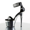 Pleaser ADORE-769RS Chrome Platform Ankle Cuff Heels