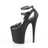 Pleaser FLAMINGO-850 Black Exotic Pole Dance High Heels