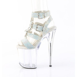 Demonia CAMEL-17 Black Vegan Chunky Platform Sandal