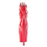 Pleaser ADORE-1021 Red Patent High Heeled Ankle Boots