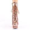 Pleaser BLONDIE-R-1020 Rose Gold Sequins Chrome Sale