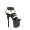 Pleaser FLAMINGO-861 Black Exotic Pole Dance High Heels