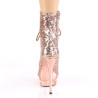 Pleaser BLONDIE-R-1020 Rose Gold Sequins Chrome Sale