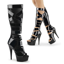 Pleaser DELIGHT-600-49 Platform Gladiator Boots