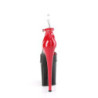 Pleaser FLAMINGO-868 Black-Red Patent Sale Women