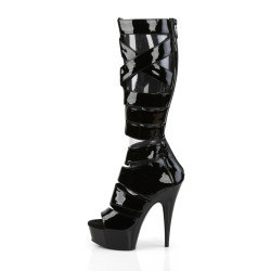Pleaser DELIGHT-600-49 Platform Gladiator Boots