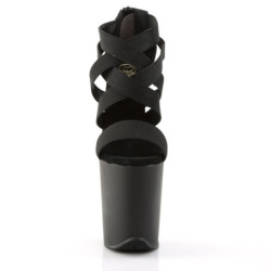 Pleaser FLAMINGO-869 Black Exotic Pole Dance High Heels