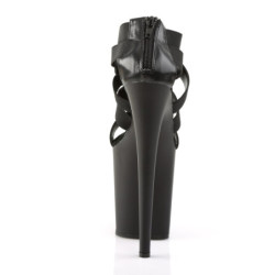 Pleaser FLAMINGO-869 Black Exotic Pole Dance High Heels