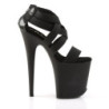 Pleaser FLAMINGO-869 Black Exotic Pole Dance High Heels