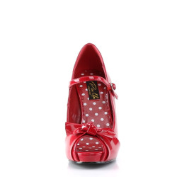 Pin Up Couture CUTIEPIE-08 Red Patent Sale Women