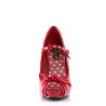 Pin Up Couture CUTIEPIE-08 Red Patent Sale Women