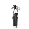 Pleaser FLAMINGO-870 Black Vegan Leather Strass Sale
