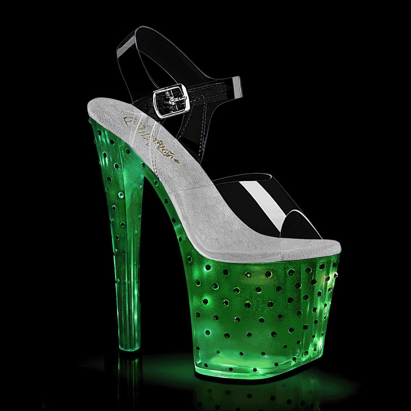 Pleaser ENCHANT-708T-LT Platform High Heeled Pole Shoes Pleaser ENCHANT-708T-LT Platform High Heeled Pole Shoes