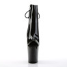 Pleaser FLAMINGO-1018 Black Patent Women Ankle Boots