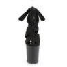 Pleaser FLAMINGO-876 Black Exotic Pole Dance High Heels