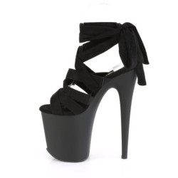 Pleaser FLAMINGO-876 Black Exotic Pole Dance High Heels