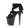 Pleaser FLAMINGO-876 Black Exotic Pole Dance High Heels