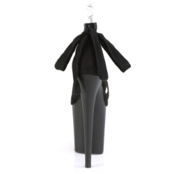 Pleaser FLAMINGO-876 Black Exotic Pole Dance High Heels