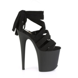 Pleaser FLAMINGO-876 Black Exotic Pole Dance High Heels