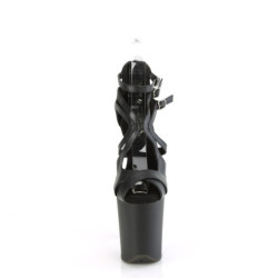 Pleaser FLAMINGO-877 Black Vegan Leather Sale Women