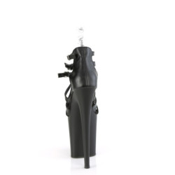 Pleaser FLAMINGO-877 Black Vegan Leather Sale Women