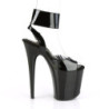 Pleaser FLAMINGO-891 Black Exotic Pole Dance High Heels