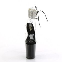 Pleaser FLAMINGO-891-2RS Transparent Black Sale Women