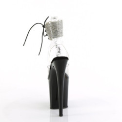 Pleaser FLAMINGO-891-2RS Transparent Black Sale Women