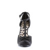 Pin Up Couture CUTIEPIE-12 Black Satin Sale Women