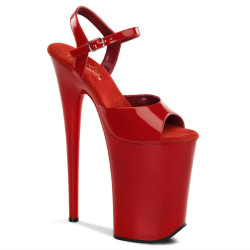 Pleaser INFINITY-909 Red Extreme Platform High Heels