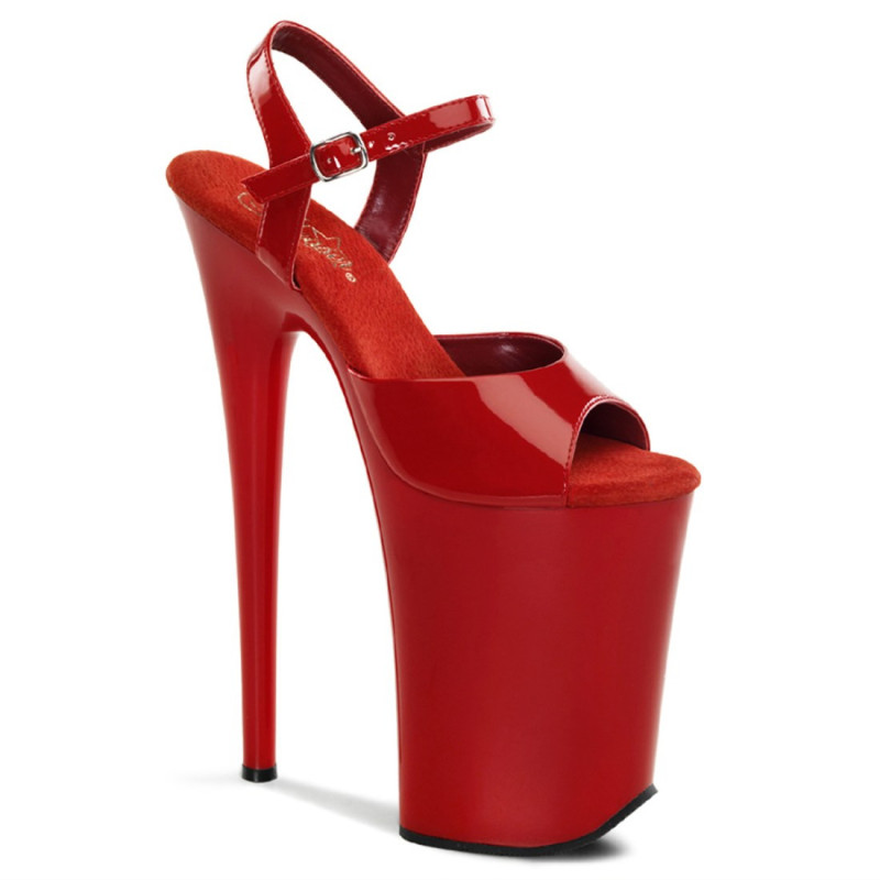 Pleaser INFINITY-909 Red Extreme Platform High Heels Pleaser INFINITY-909 Red Extreme Platform High Heels