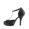 Pin Up Couture CUTIEPIE-12 Black Satin Sale Women