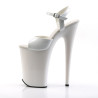 Pleaser INFINITY-909 White Extreme Platform High Heels