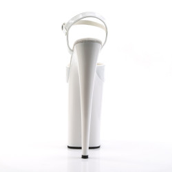 Pleaser INFINITY-909 White Extreme Platform High Heels