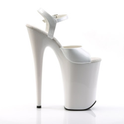 Pleaser INFINITY-909 White Extreme Platform High Heels