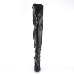Pleaser SEDUCE-3000 Vegan Stiletto Heeled Thigh Boots