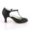 Pin Up Couture FLAPPER-26 Black Spectator Retro Pumps