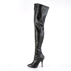 Pleaser SEDUCE-3000 Vegan Stiletto Heeled Thigh Boots