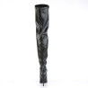 Pleaser SEDUCE-3000 Vegan Stiletto Heeled Thigh Boots