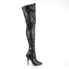 Pleaser SEDUCE-3000 Vegan Stiletto Heeled Thigh Boots