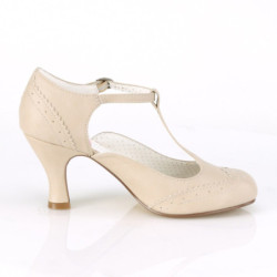 Pin Up Couture FLAPPER-26 Cream Vegan Sale Women