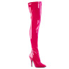 Pleaser SEDUCE-3000 Pink Stiletto Heeled Thigh Boots