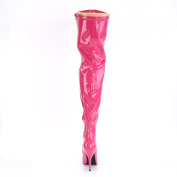 Pleaser SEDUCE-3000 Pink Stiletto Heeled Thigh Boots