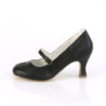 Pin Up Couture FLAPPER-32 Black Spectator Retro Pumps