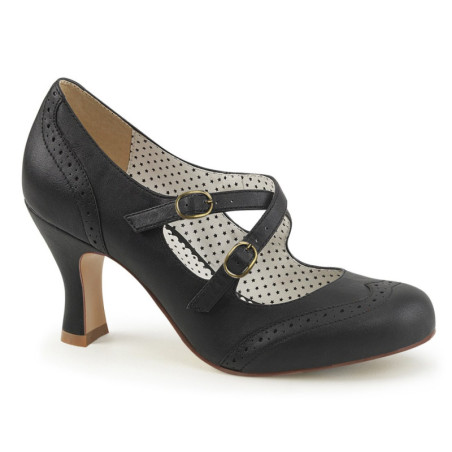 Pin Up Couture FLAPPER-35 retro rockabilly pumps shoes