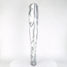 Pleaser SEDUCE-3000 Silver Stiletto Heeled Thigh Boots
