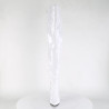 Pleaser SEDUCE-3000 White Stiletto Heeled Thigh Boots