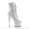 Pleaser ADORE-1021 White Vegan Leather Sale Women