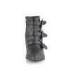 Demonia WARLOCK-50-B Black Vegan Winklepicker Men Boots
