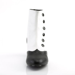 Bordello FLORA-1023 White Black Vegan Women Boots